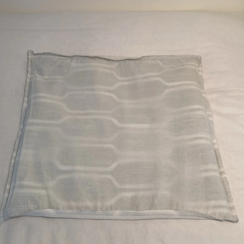 West elm decorative pillow 18” cotton button closure